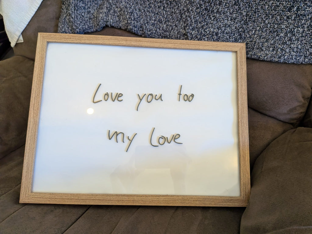 Large Handwritten Note